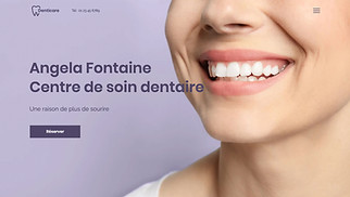 Templates de sites web Santé - Dentiste 