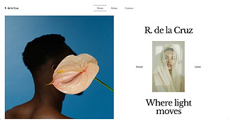 Photography website templates - Fashion Photographer (Artistic)