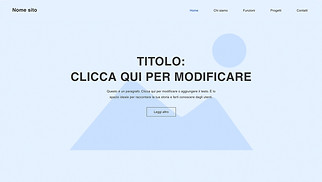 Template Accessible per siti web - Layout di una pagina