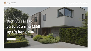 Mẫu trang web Trang quảng cáo - Công ty tu sửa nhà