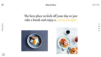 Restaurants en food website templates - Café