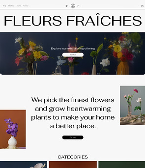 Shop für Blumen