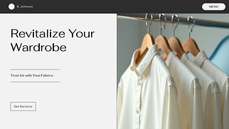 Services & Maintenance website templates - Dry Cleaning and Laundry Service (Polished)