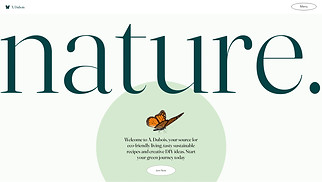 Blog website templates - Personal Blog (Natural)