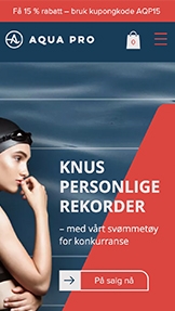 Nettbutikk website templates – Badetøybutikk