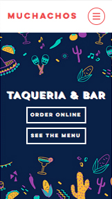 Mẫu trang web Bar và Club – Nhà hàng Mexico