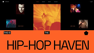 Venues website templates - Hip-Hop Venue (Urban)