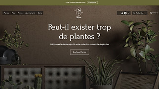 Templates de sites web Boutiques en ligne - Boutique de plantes