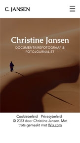 Fotografie website templates - Fotojournalist