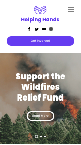 Mẫu trang web Phi lợi nhuận – Tổ chức phi chính phủ về môi trường