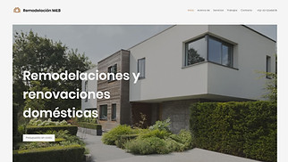 Negocios plantillas web – Empresa de remodelación de casas