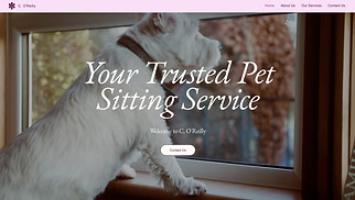 Pets & Animals website templates - Pet Sitter (Inviting)