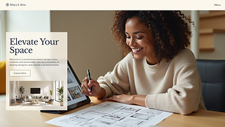 Interior Design website templates - Interior Design Teacher (Modern)