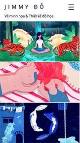 Mẫu trang web Thiết kế – Hình minh họa 