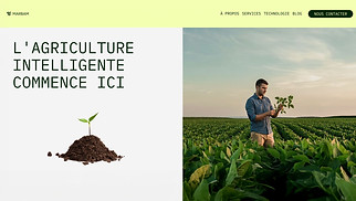 Templates de sites web Industrie - Entreprise Agritech (Affaires)
