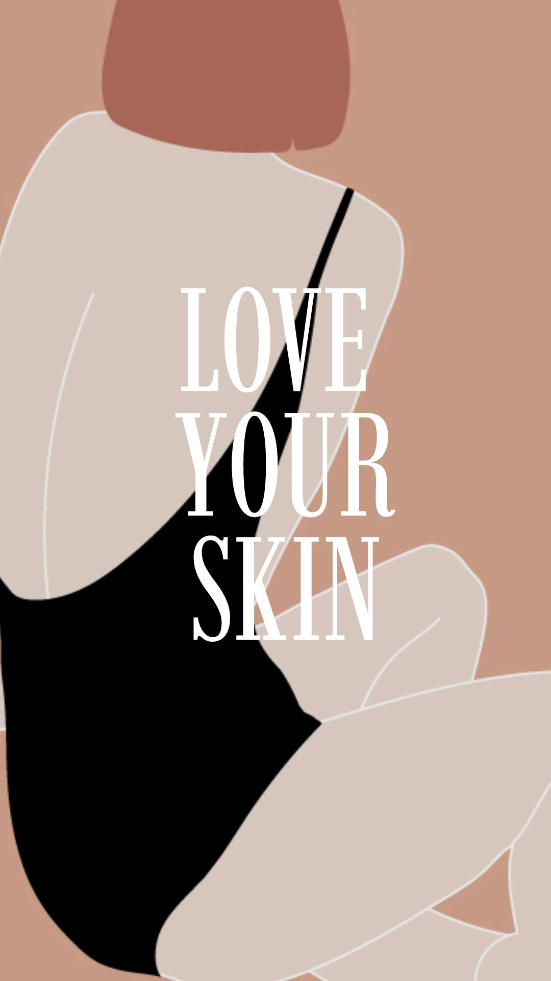 Simple Classic Minimalist Illustrative Clean Beauty Facebook Story