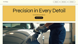 Industrial website templates - Car Detailing Company (Bright)