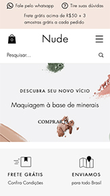 Templates de Loja Virtual - Loja de Maquiagem