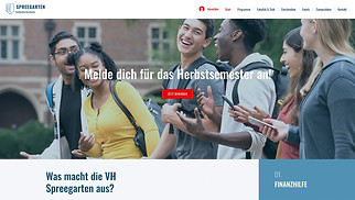 Bildung Website-Vorlagen - Hochschule