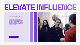 Politics website templates - Political Public Relations Agency (Bold)