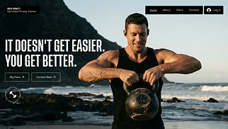  website templates - Fitness Trainer (Dynamic)