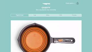 Templates de Loja Virtual - Loja de artigos de cozinha
