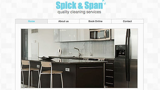 Services & Maintenance website templates - Cleaning Company
