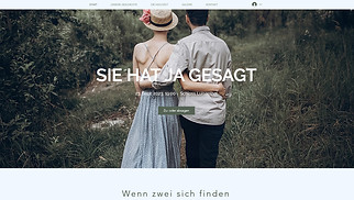 Website-Vorlagen - Hochzeitseinladung