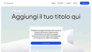 Template siti web Vuoti - Layout di una pagina