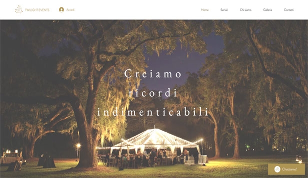 Template Matrimoni per siti web, Eventi