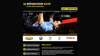 Templates de sites web Travaux et rénovations - Mécanique
