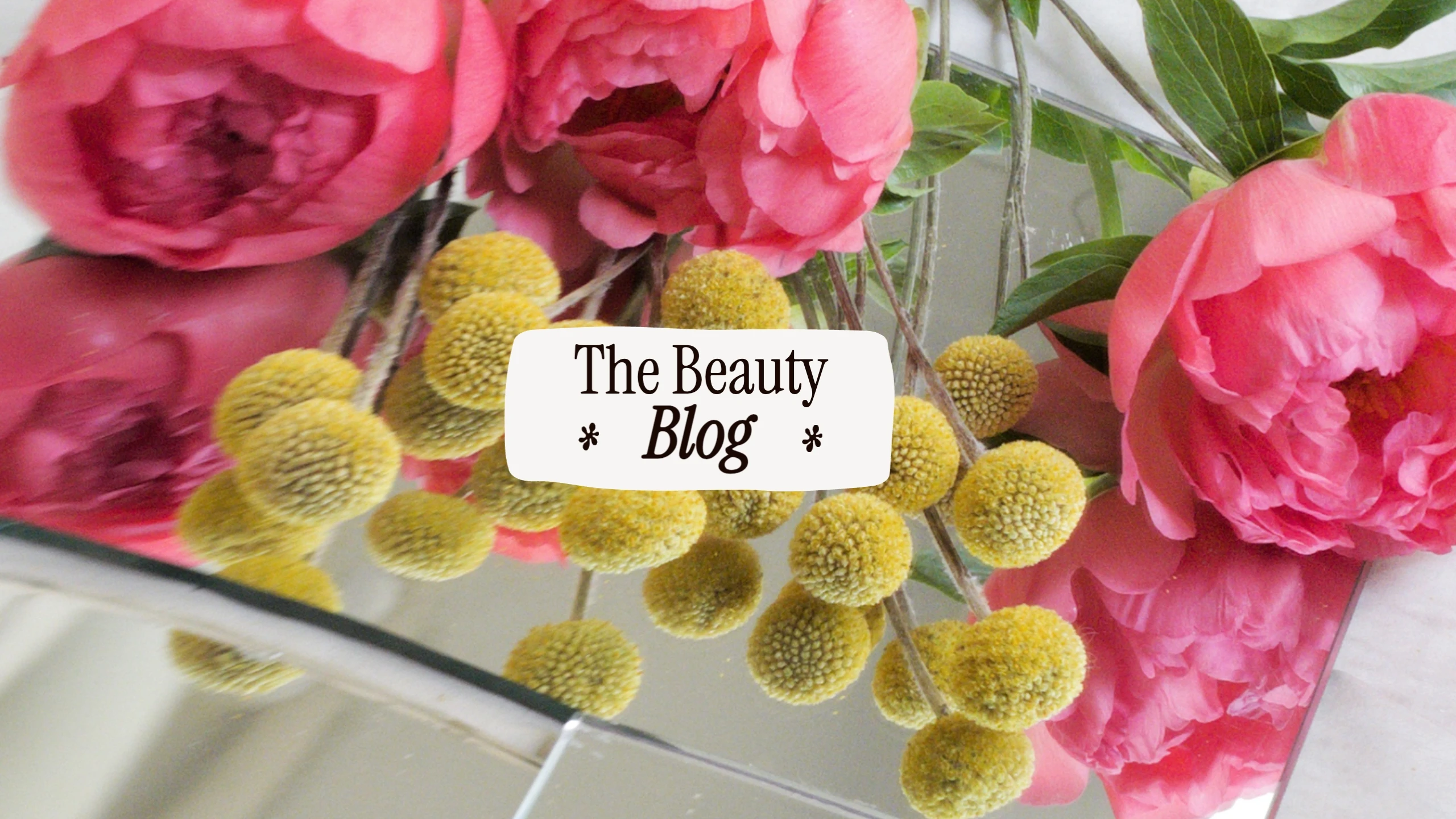 Romantic Floral Beauty YouTube Banner