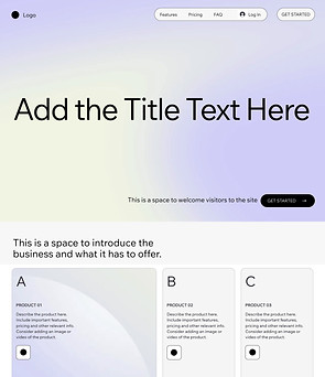 Wireframe de site de empresa