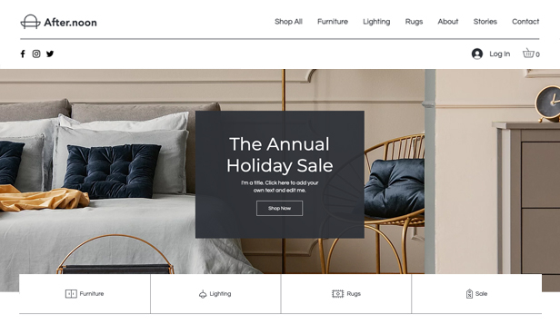 Home Decor Website Templates eCommerce Wix