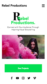 Mẫu trang web Phim và Chương trình truyền hình – Công ty sản xuất