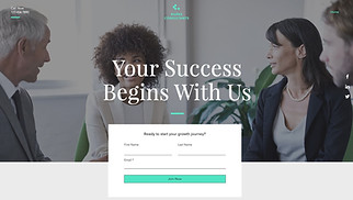 เทมเพลตเว็บไซต์ ธุรกิจ - Landing Page ขององค์กร