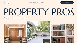 Bedrijven website templates - Property Manager (Classic)