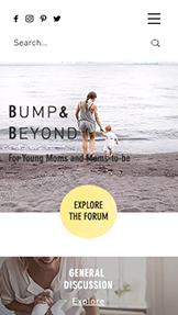 Mẫu trang web Blog cá nhân – Blog và diễn đàn về gia đình