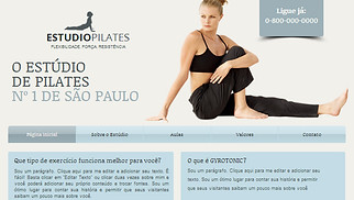 Templates de Esportes - Pilates Studio