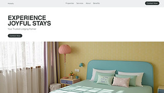 Hotels & B&Bs website templates - Motel (Fun)