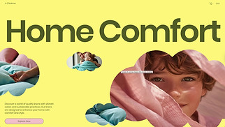 Home & Decor website templates - Linen Manufacturer (Soft)