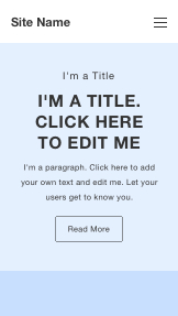 Mẫu trang web Mẫu trống – Bố cục chia màn hình