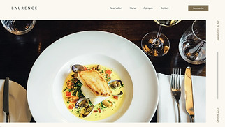 Templates de sites web Restaurants - Restaurant