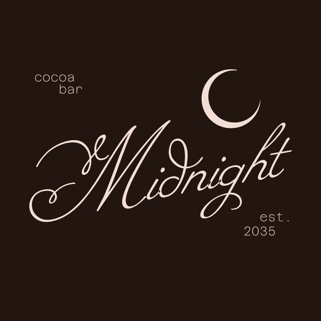 Dark Glam Food Logo