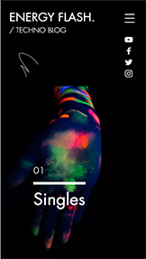 Mẫu trang web nghệ thuật – Blog âm nhạc