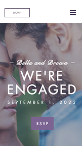 Mẫu trang web Lễ cưới – Lời mời đám cưới