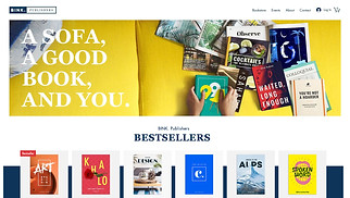 เทมเพลตเว็บไซต์ ร้านค้าออนไลน์ - ร้านหนังสือ