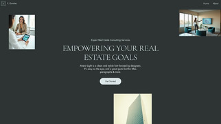 Real Estate website templates - Real Estate Consulting Agency (Sleek)