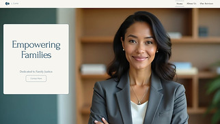 Law website templates - Family Law Attorney (Elegant)