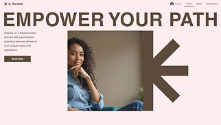 Consulting & Coaching website templates - Business Coach (Modern)